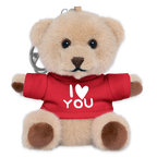 Teddy mit rotem T-Shirt Couple Geschenk zum Valentinstag