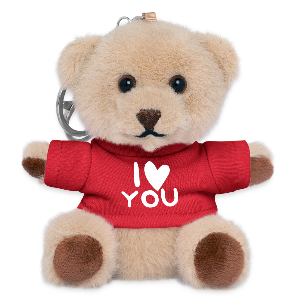 Teddy mit rotem T-Shirt Couple Geschenk zum Valentinstag
